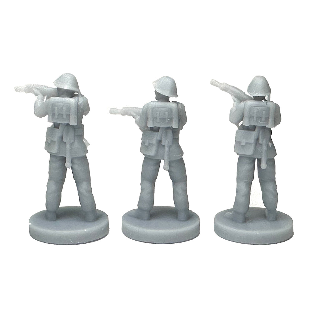 East German Soldier Cold War x 5 (3D Printed)