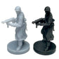 German Soldier in Greatcoat w/ MP40 (3D Printed) x5