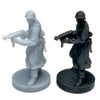 German Soldier in Greatcoat w/ MP40 (3D Printed) x5