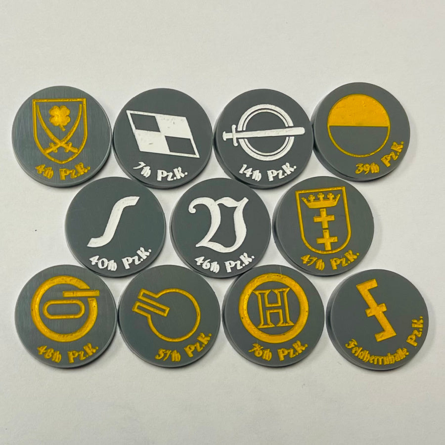 German Panzer Korps Marker Set (Acrylic) (11/set)