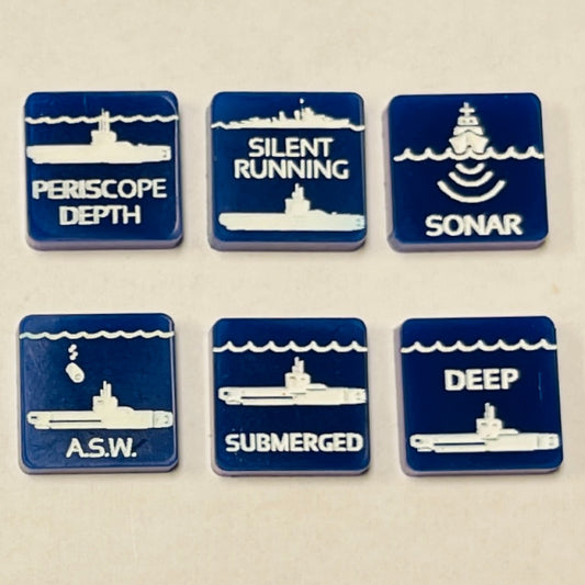 Submarine Status Markers (Acrylic) x5
