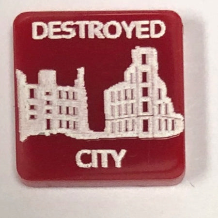 Destroyed City Marker (Acrylic) x5