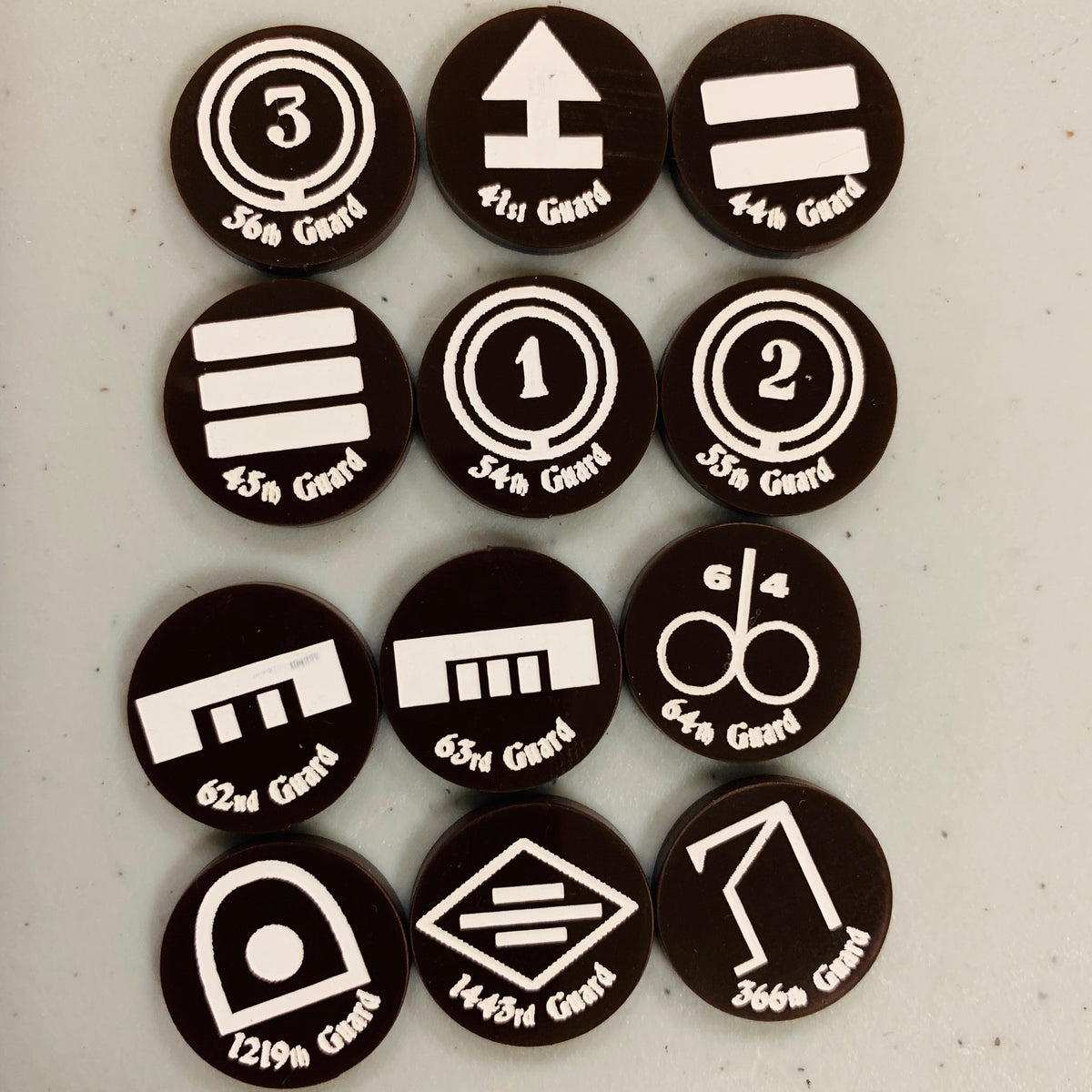 Russian Guard Division Marker Set 2 (Acrylic) (12/set)