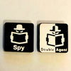 Spy /Double Agent Marker (Acrylic) x5