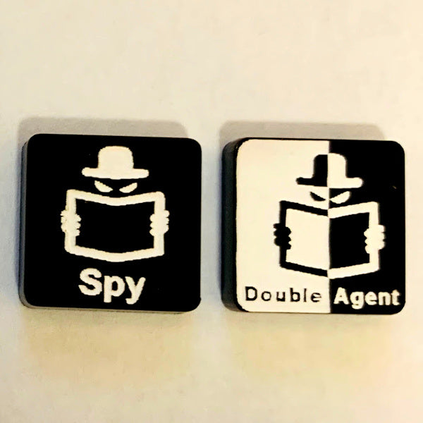 Spy /Double Agent Marker (Acrylic) x5