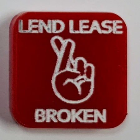 Lend Lease Broken Marker (Acrylic) x5