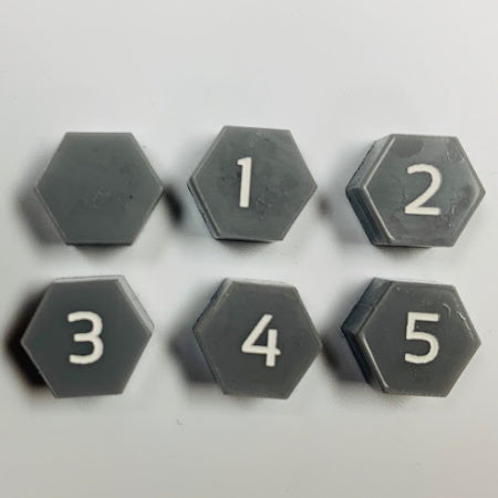 Hex Bunker Marker (Acrylic) x5