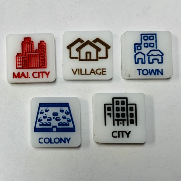 City/Town/Village Marker (Acrylic) x5