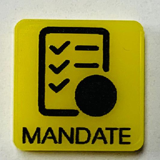 Mandate Marker (Acrylic) x5