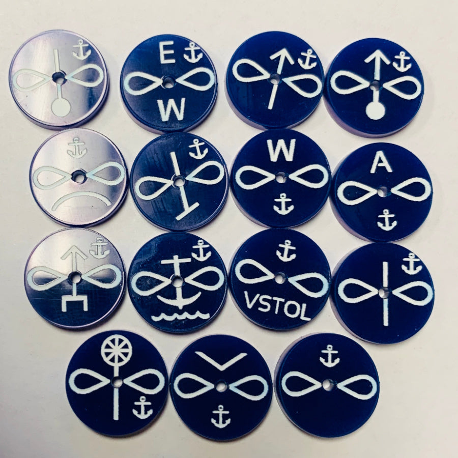Navy Flight Stand Marker (Acrylic) x5