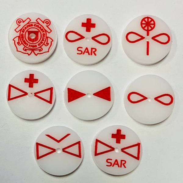 Coast Guard Flight Stand Marker (Acrylic) x5