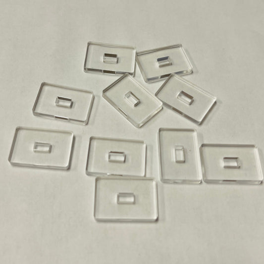 Marker Stand Bases-Centered (Acrylic) x10