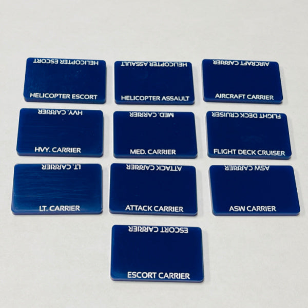 Aircraft Carrier Type Identification (Acrylic) xONE