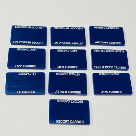 Aircraft Carrier Type Identification (Acrylic) xONE
