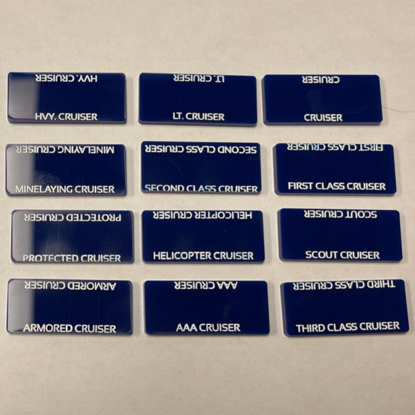 Cruiser Type Identification (Acrylic) xONE