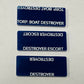 Destroyer Type Identification (Acrylic) xONE