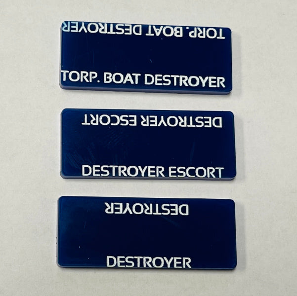 Destroyer Type Identification (Acrylic) xONE