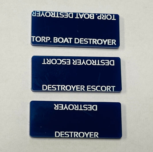 Destroyer Type Identification (Acrylic) xONE