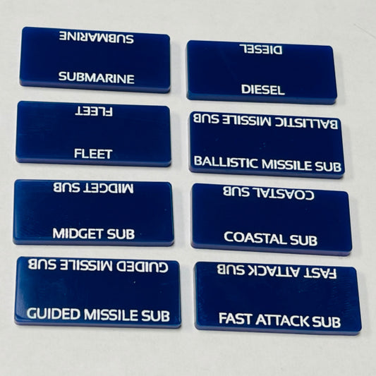 Submarine Type Identification (Acrylic) xONE