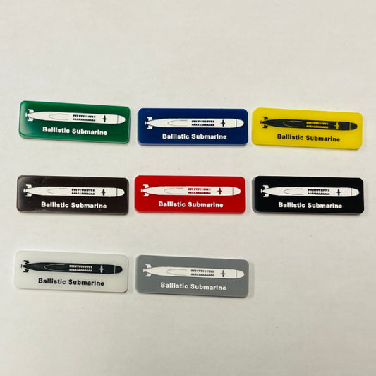 Modern Ballistic Missile Submarine Marker (Acrylic) x5