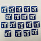 Shipyard tracking Marker (Acrylic) (18/set)