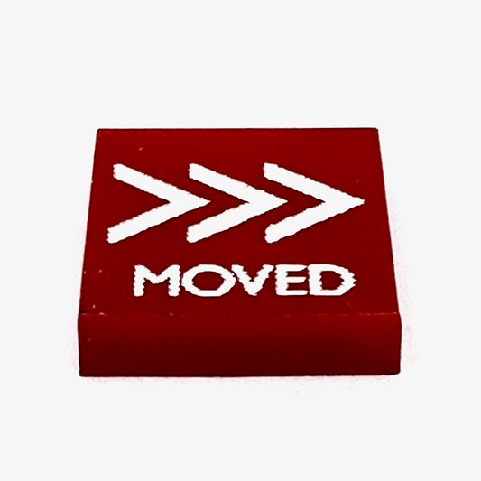 "Moved" Marker (Acrylic) x5