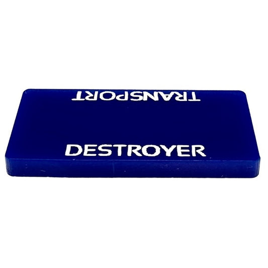 "Destroyer Transport" Marker-Rectangular (Acrylic) x5