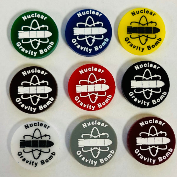 Nuclear Gravity Bomb Marker (Acrylic) x5