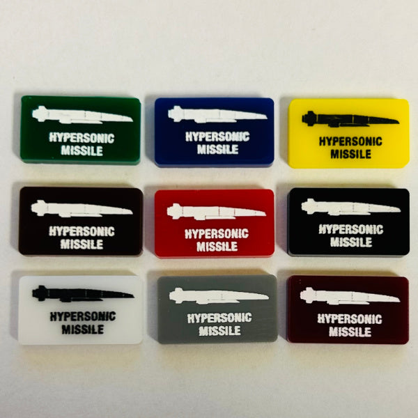 Hypersonic Missile Marker (Acrylic) x5