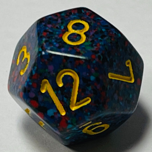 D12 (16mm) Die- Twilight Speckled (x 5)