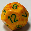 D12 (16mm) Die- Lotus Speckled (x 5)