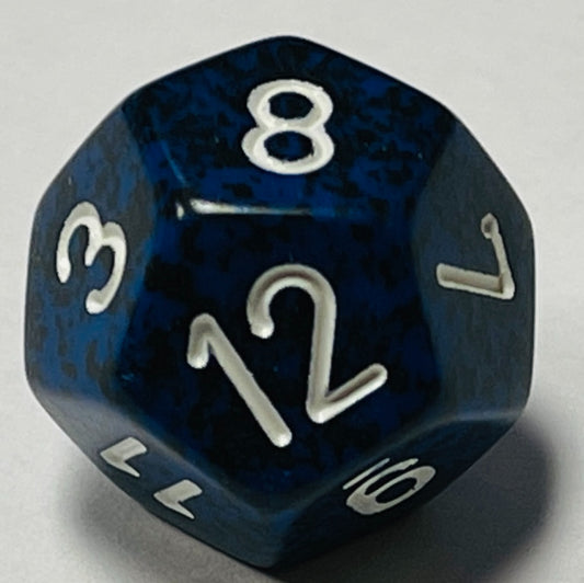 D12 (16mm) Die- Stealth Speckled (x 5)