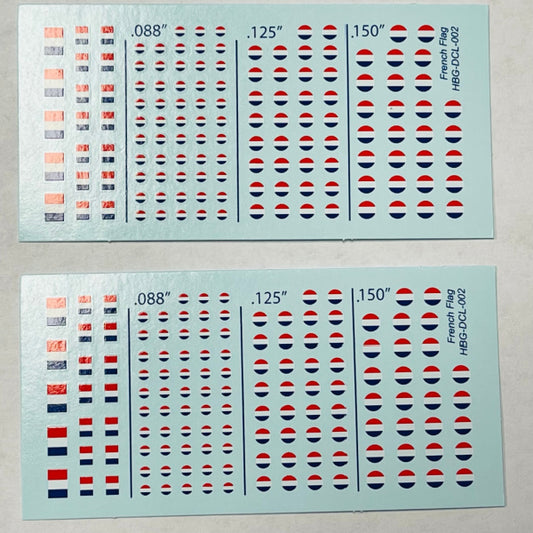 Decal Sheets, France Flag & Roundels
