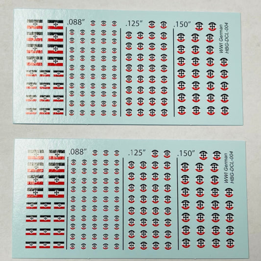 Decal Sheets, German Empire Flag & Roundels