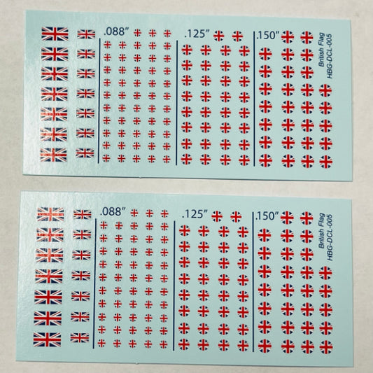 Decal Sheets, British Empire Flag & Roundels
