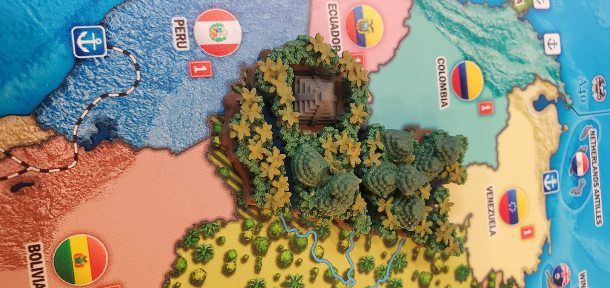Terrain for Global War map (3d printed)