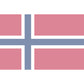 Norway (1821-P) Build Plate Flag