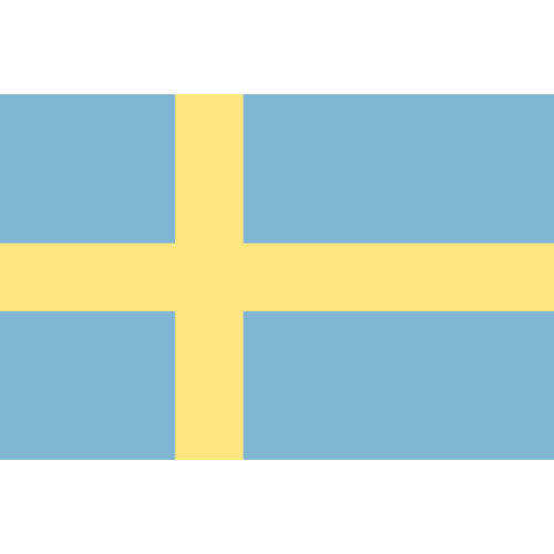Sweden (1906-P) Build Plate Flag