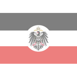 German Colonial Build Plate Flag (1884-1918)