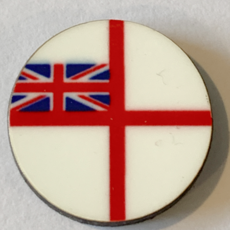 British White (1707-P) Ensign (10/set)