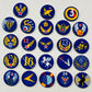 U.S. Airforce Roundel Set (Modern) 23/set