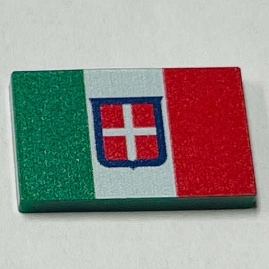 Kingdom of Italy Civil and Merchant Flag (1861-1946) UVA Markers (10/set)