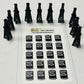 Vinyl Decals (Oil Barrels) & 3d Printed Oil Derricks