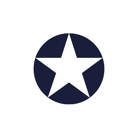 Decal Sheet, U.S. Roundel (1942-1943) No Outline