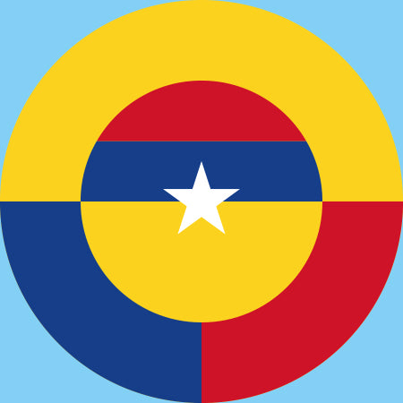 Decal Sheet, Colombia (1922-P)