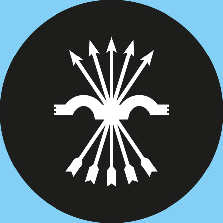 Decal Sheet, Nationalist Air Force Black Roundel with Arrows (1936-39)