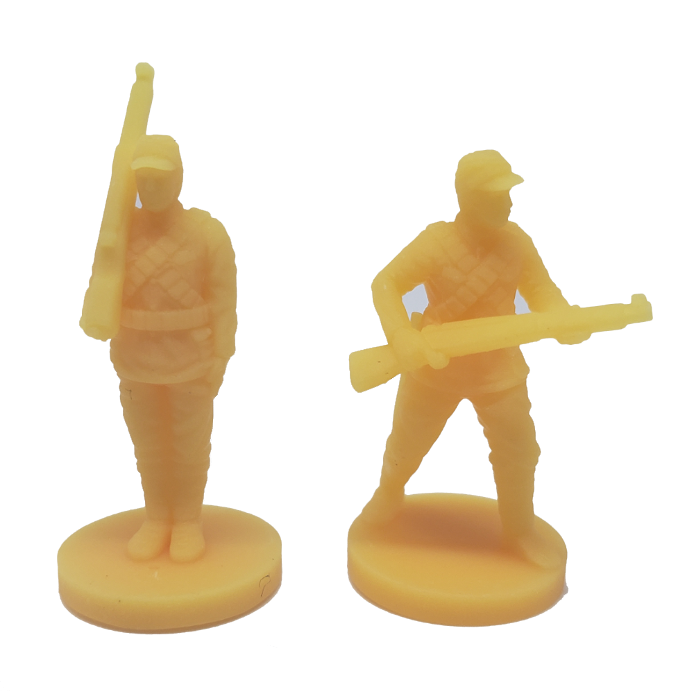 Mengjiang Militia/Soldier WWII (3D Printed) x5