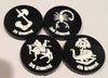 Australian Armored Division Markers (Acrylic) (4/set)