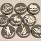 German Heavy Armor Unit Markers Acrylic (9/set)