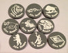 German Heavy Armor Unit Markers Acrylic (9/set)